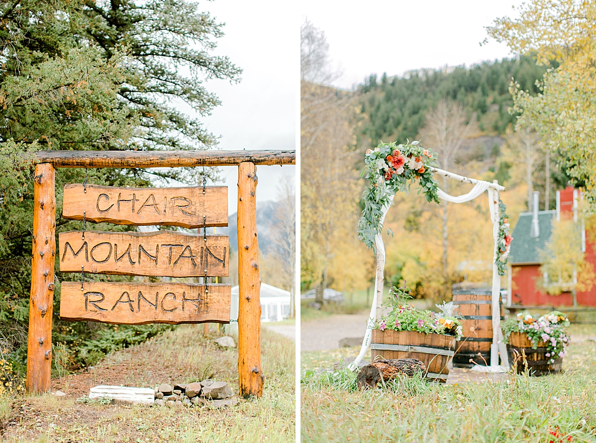 Chair Mountain Ranch Wedding in Marble, CO