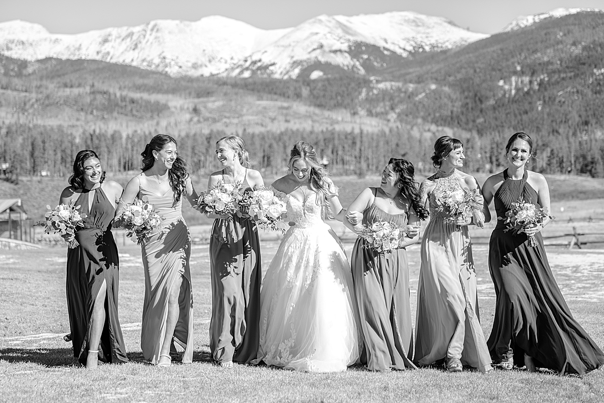 Devil's Thumb Ranch Wedding bridesmaids