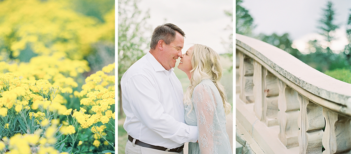 Highlands Ranch engagement photos on film