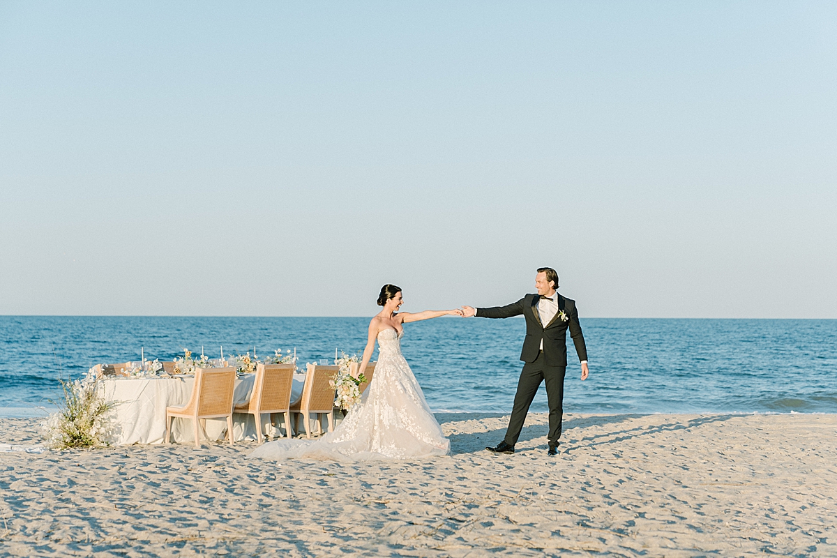 Luxury beach wedding on film by Mary Ann Craddock Photography