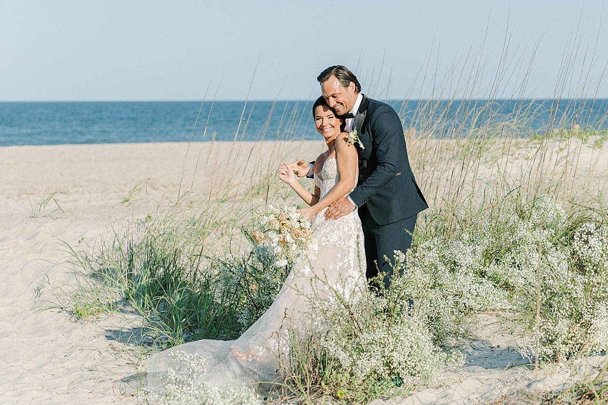 Luxury beach wedding on film