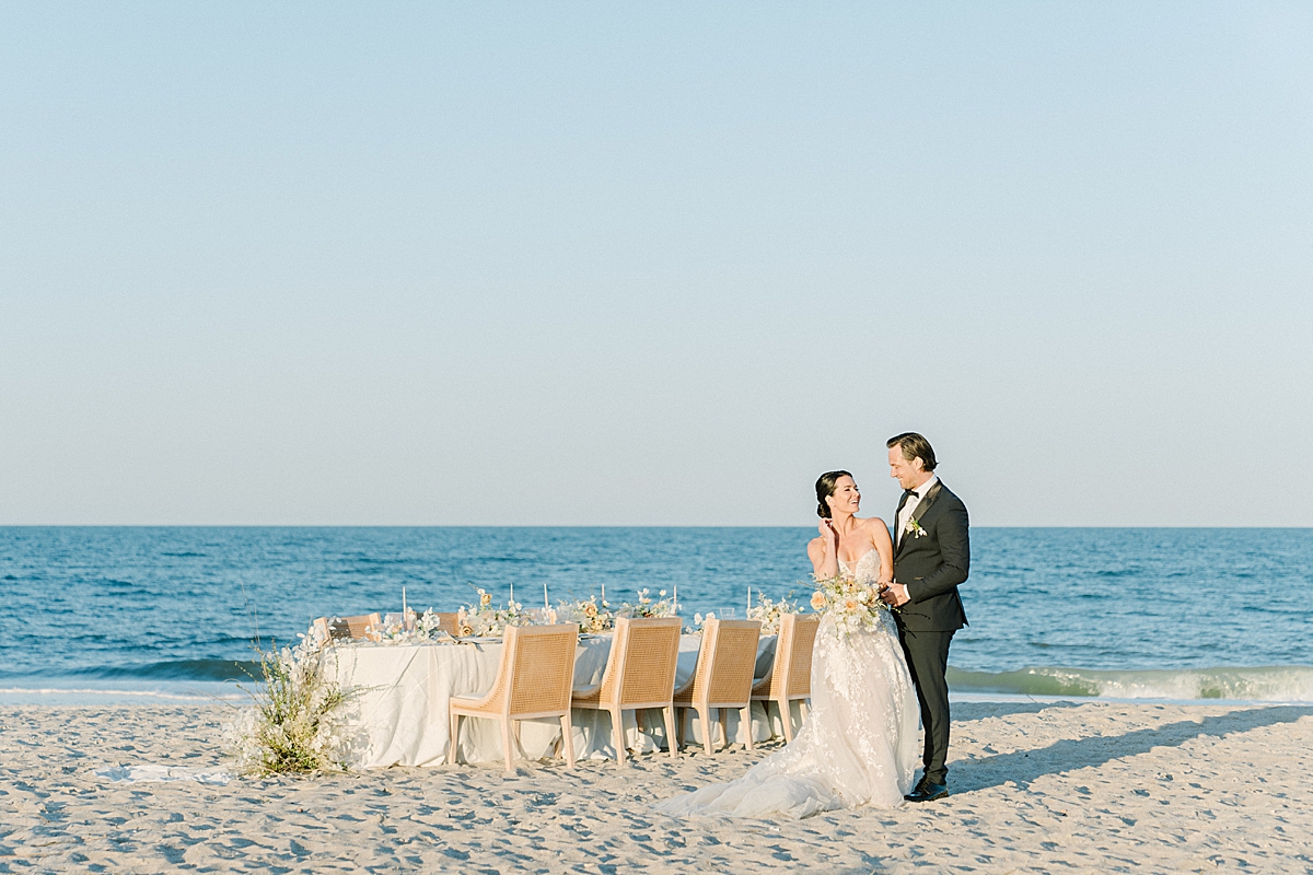 luxury beach wedding on film for a romantic florida couple