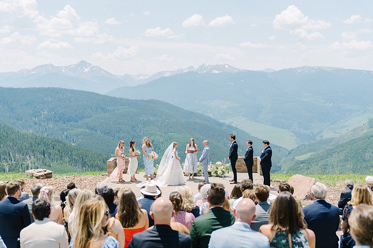 Vail Wedding Deck Summer Wedding