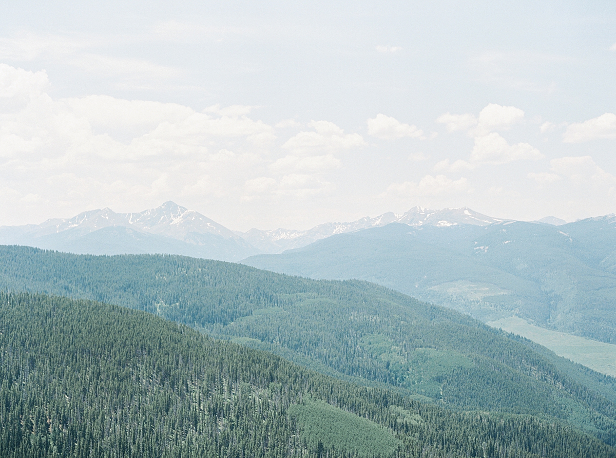 Mount of the Holy Cross in Vail on film, Fuji 400h