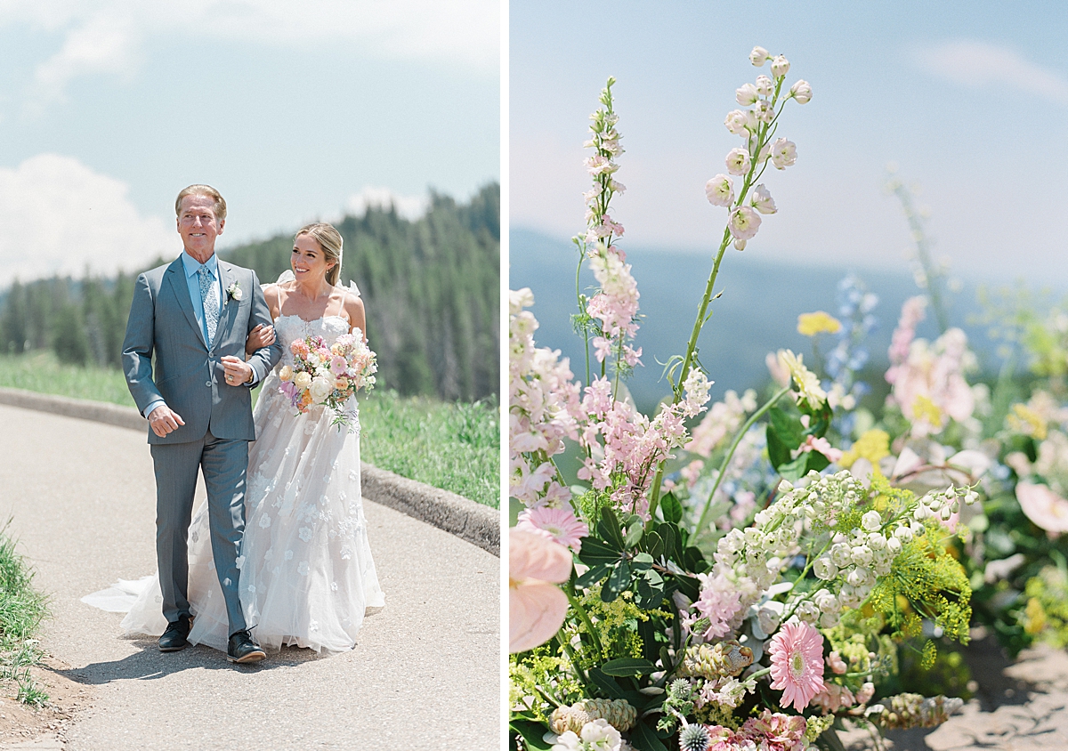 Vail Wedding Deck Summer Wedding