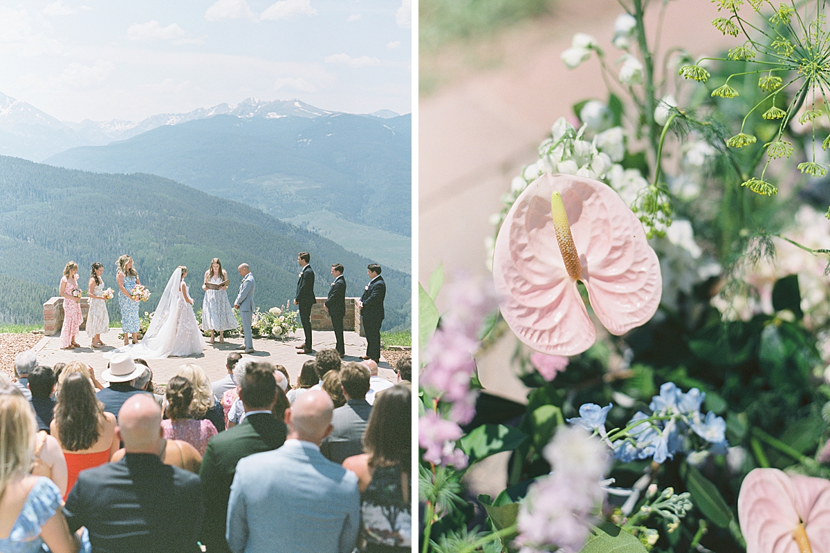 Vail Wedding Deck Summer Wedding