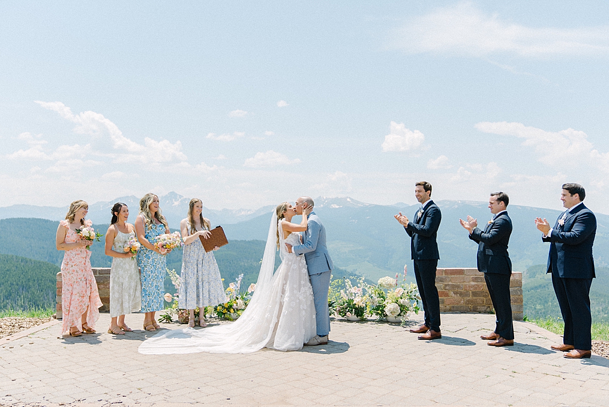 Vail Wedding Deck Summer Wedding