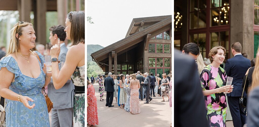 Cocktail hour at Donovan Pavilion in Vail