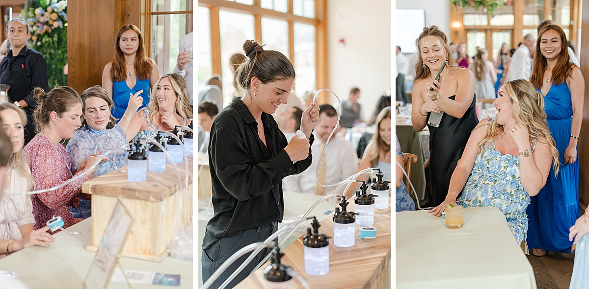 Peak Oxygen provided an oxygen bar - it was a hit with guests.