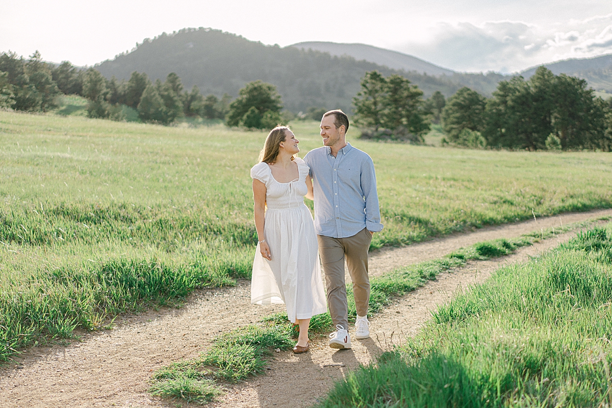 Golden Colorado Engagement Photos at White Ranch Park