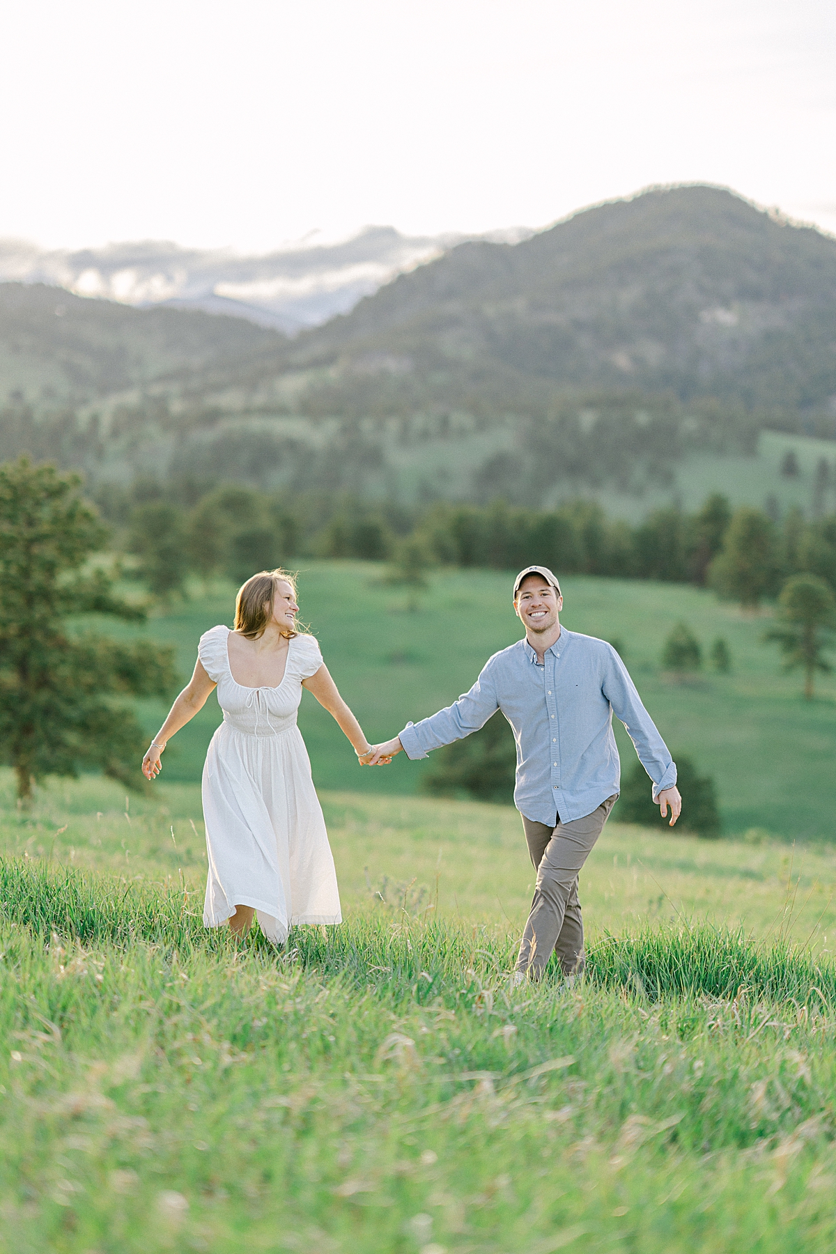 Golden Colorado Engagement Photos at White Ranch Park