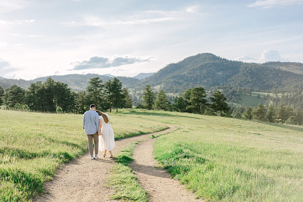 Golden Colorado Engagement Photos at White Ranch Park