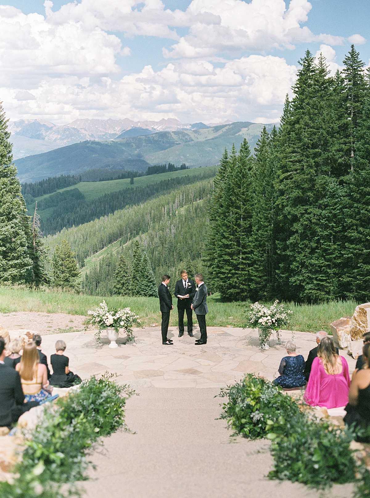 Beaver Creek Wedding Deck and Saddleridge Summer Wedding
