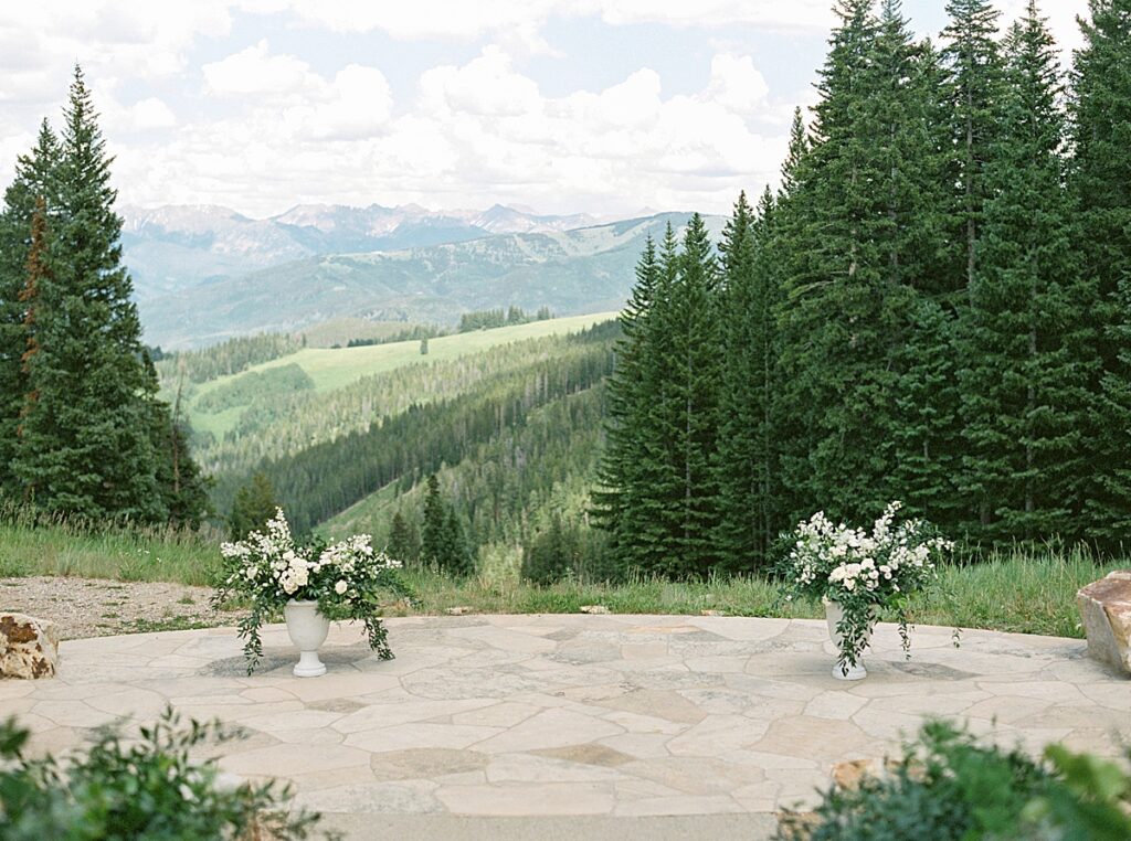 Beaver Creek Wedding Deck and Saddleridge Summer Wedding