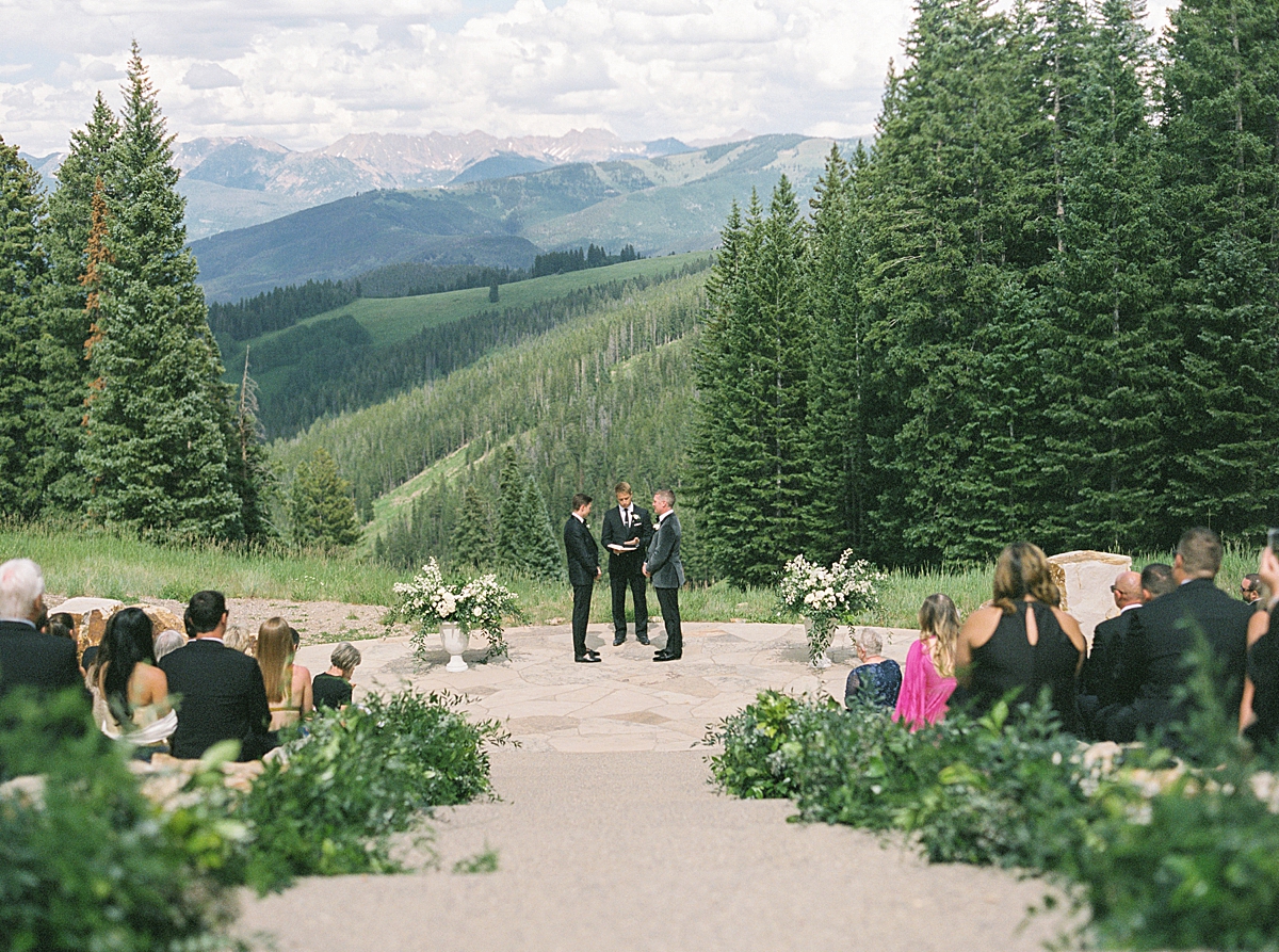 Beaver Creek Wedding Deck and Saddleridge Summer Wedding