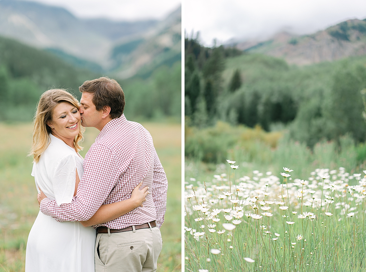 Flowers in the meadow at the Pine Creek Cookhouse.