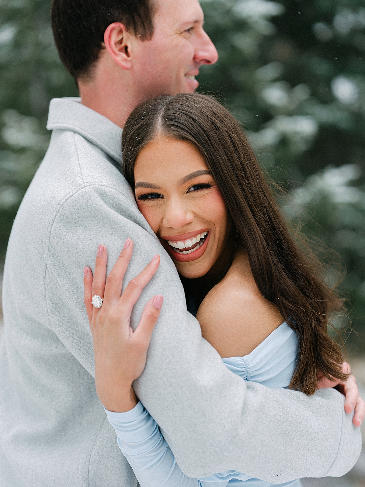 Winter Engagement Photos near Denver